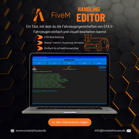 FiveM Handling Editor