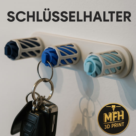 3D Schlüsselhalter